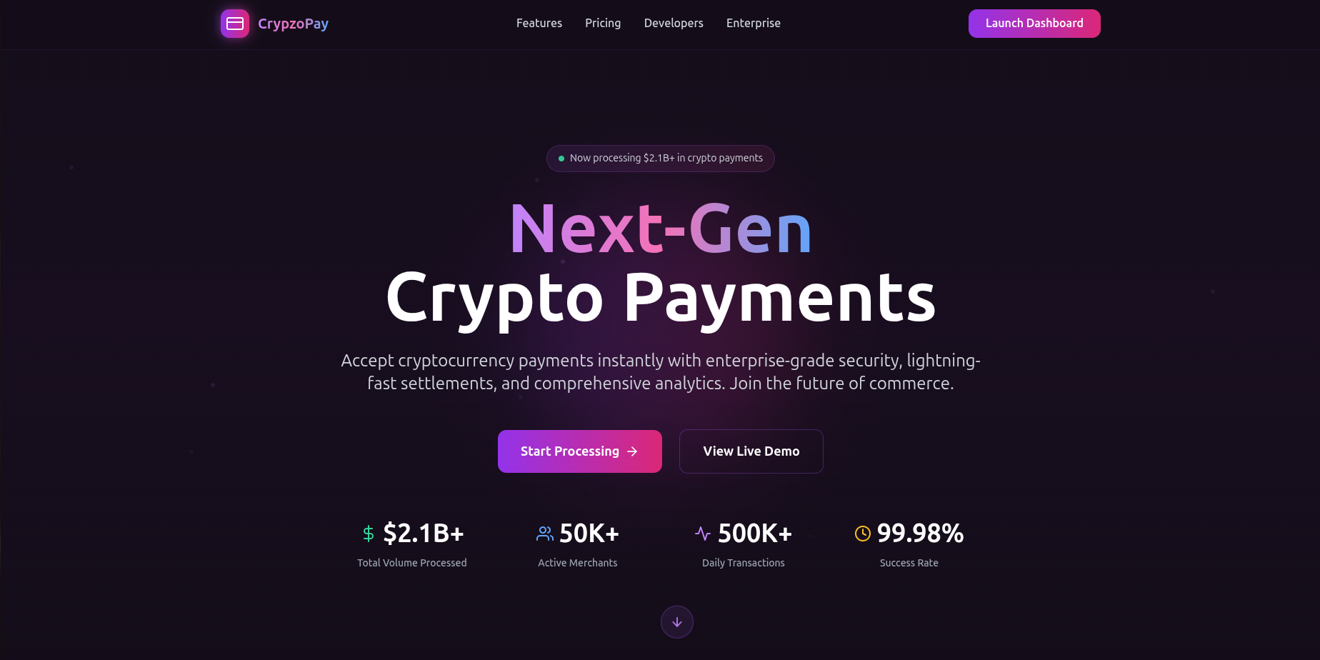 Non-Custodial Multi-Chain Crypto Payment Gateway